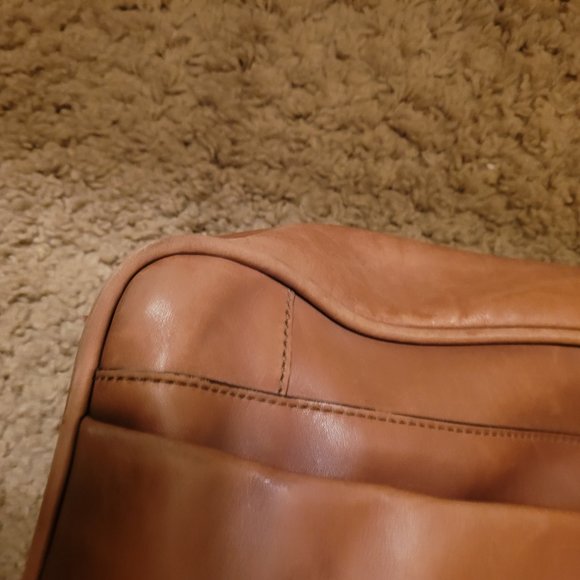 Vtg Coach 6457 British Tan Lexington Lap Top Work Bag - Picture 11 of 12